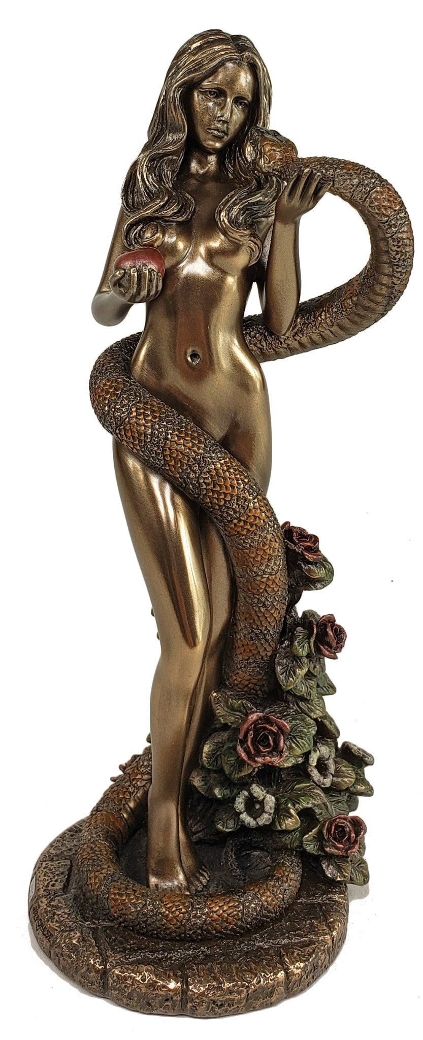 8" James Ryman Original Sin Eve Garden of Eden Nude Statue Bronze Color