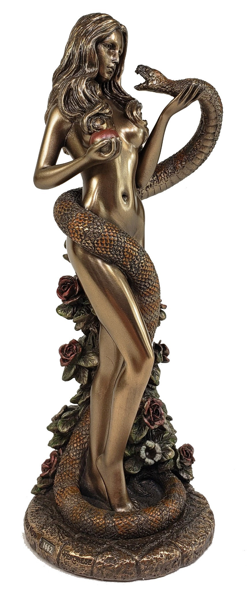 8" James Ryman Original Sin Eve Garden of Eden Nude Statue Bronze Color