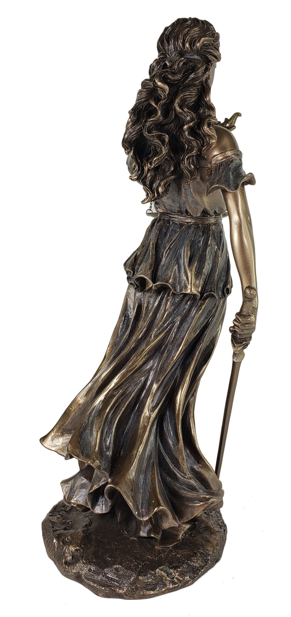 13 1/4" BLIND LADY JUSTICE Scales Lawyer Firm Attorney Statue Office Desk Gift