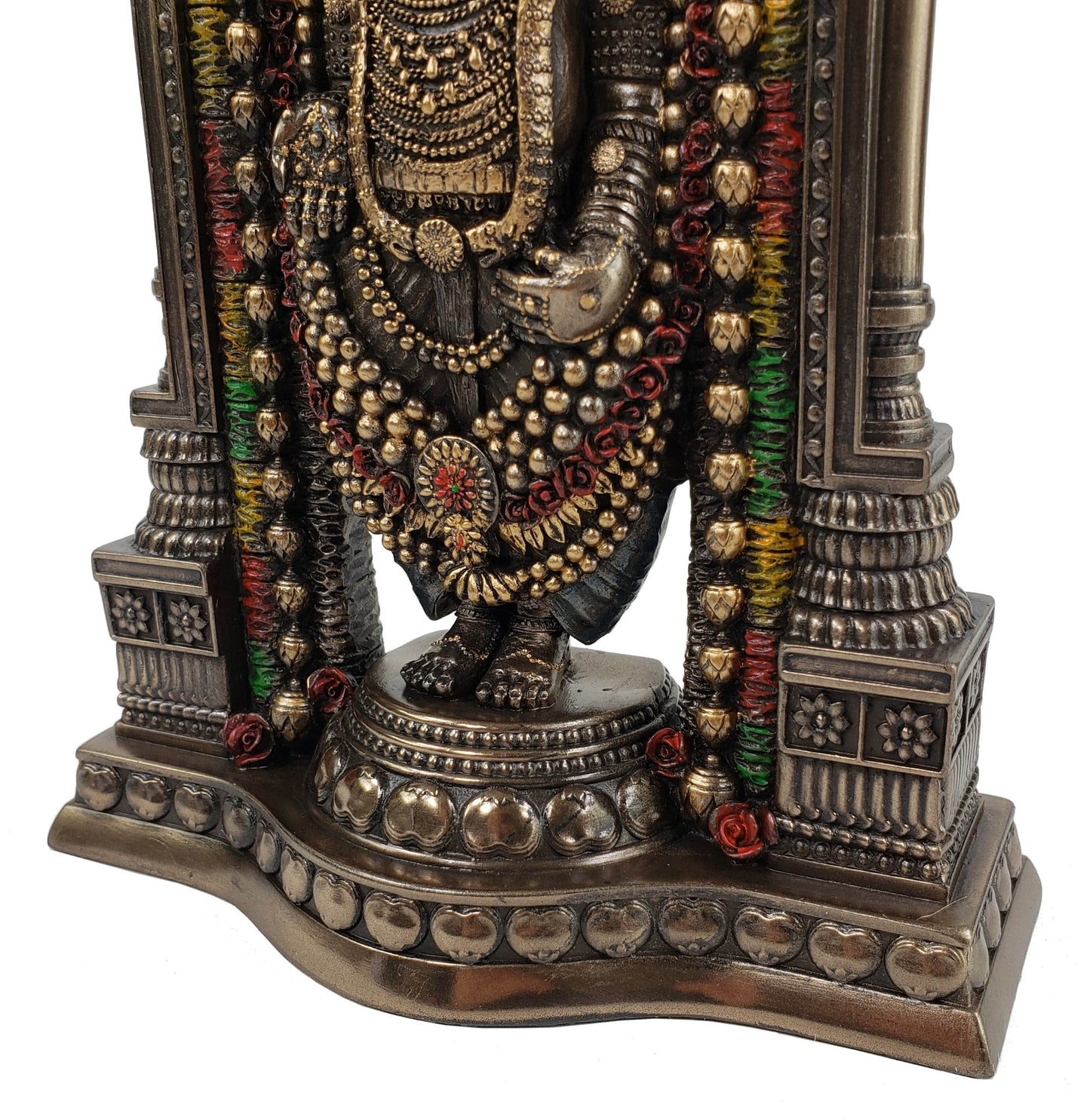 8 3/4 inch Venkateswara Lord Balaji Hindu God Statue Antique Bronze Finish