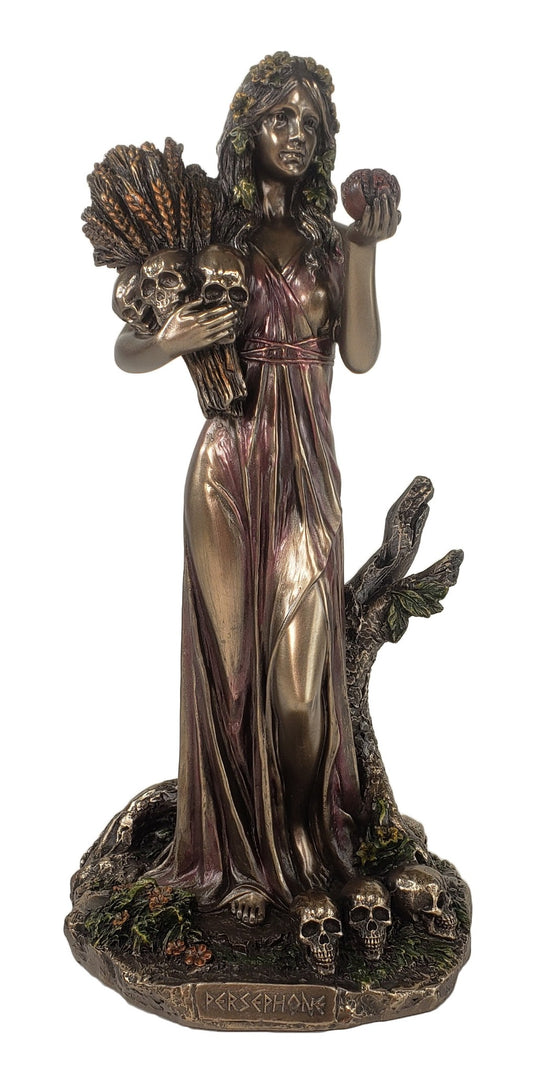 10" Persephone Greek Mythology Goddess of the Underworld Bronze Finish Statue