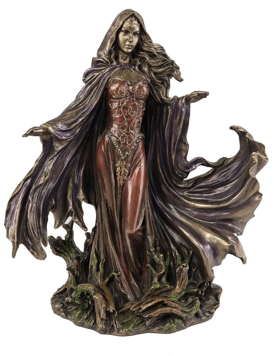 11" Morgana Arthurian Legend by Monte Moore Statue Antique Bronze Color